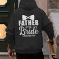 Father Of The Bride Father Dad Bride Wedding Stag Night Men's Hoodie Back Print