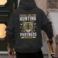 Father And Son Hunting Partners Dad And Son Hunting Buddies Men's Hoodie Back Print