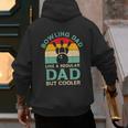 Fathers Day Bowling Dad For Bowling Player Dad Men's Hoodie Back Print