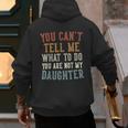 Father's Day Dad From Daughter Daddy Men's Hoodie Back Print
