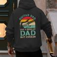 Fathers Day Guitar Dad For Guitarist Music Lover Dad Men's Hoodie Back Print