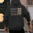 Fathers Day Old Man Retirement Tee Gag For Dad Men's Hoodie Back Print