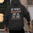 My Favorite Daughter Gave Me This Shirt Dad Mom Men's Hoodie Back Print