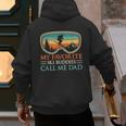 My Favorite Ski Buddies Call Me Dad Ski Dad Men's Hoodie Back Print