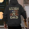 My Favorite Solider Calls Me Dad Proud Army Dad Men's Hoodie Back Print