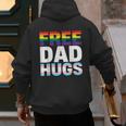 Free Dad Hugs Pride Flag Month LGBTQ Transgender Support Men's Hoodie Back Print Free Dad Hugs Pride Flag Month LGBTQ Transgender Support Men's Hoodie Back Print