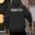 Frenchie Dad French Bulldog Father Dog Dad Men's Hoodie Back Print
