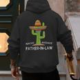 Fun Hilarious Dad-In-Law Humor Father-In-Law Men's Hoodie Back Print