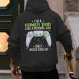 Gamer Dad Gaming Shirts Fathers Day Video Game Daddy Men's Hoodie Back Print