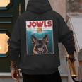 German Shepherd Jowls Hamburger GSG Dog Mom Dog Dad Men's Hoodie Back Print