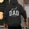 Girl Dad Est 2024 Dad Of Girls Father's Day Men's Hoodie Back Print Girl Dad Est 2024 Dad Of Girls Father's Day Men's Hoodie Back Print