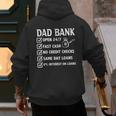 Girl Father's Day Daddy & Dad Of Girls Outnumbered Men's Hoodie Back Print