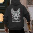Glitch Weird Cat Kitten Optical Illusion Cat Mom Dad Men's Hoodie Back Print Glitch Weird Cat Kitten Optical Illusion Cat Mom Dad Men's Hoodie Back Print