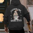 Grandpa Fathers Day Gnome For Men And Best Dad Pun Men's Hoodie Back Print