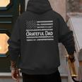 Grateful Dad Father's Day Papa Daddy Best Dad Men's Hoodie Back Print