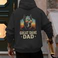 Great Dane Dad Vintage Men's Hoodie Back Print