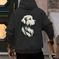 Great Pyrenees Pyr Minimalist Simple Dog Mom Dad Boys Girls Men's Hoodie Back Print Great Pyrenees Pyr Minimalist Simple Dog Mom Dad Boys Girls Men's Hoodie Back Print