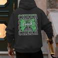 Green Sport Loud Proud Cheer Coach Dad Father's Day Men's Hoodie Back Print