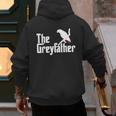 The Greyfather African Grey Parrot Lovers Bird's Dad Men's Hoodie Back Print The Greyfather African Grey Parrot Lovers Bird's Dad Men's Hoodie Back Print