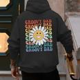 Groovy Dad Matching Outfit Fathers Day Family Retro Vintage Men's Hoodie Back Print