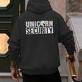 Halloween Mom Dad Daughter Adult Costume Unicorn Security Men's Hoodie Back Print Halloween Mom Dad Daughter Adult Costume Unicorn Security Men's Hoodie Back Print