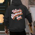 Humor Sarcastic Father's Day Adult Jokes World's Sluttiest Dad Small Men's Hoodie Back Print