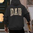 Hunting Dad Duck Camouflage Camo Waterfowl Duck Camo Men Men's Hoodie Back Print