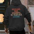 Husband Dad Grandpa 94 Year Old Legend 94th Bday Men Men's Hoodie Back Print
