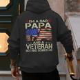 I'm A Dad Papa And Veteran Retro Dad Papa Grandpa Men's Hoodie Back Print I'm A Dad Papa And Veteran Retro Dad Papa Grandpa Men's Hoodie Back Print