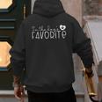 I'm The Dog's Favorite Cute Dog Mom Dad Pet Lover Men Women Kids Men's Hoodie Back Print