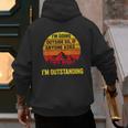 I'm Going Outside If Asked I'm Outstanding Dad Joke Men's Hoodie Back Print