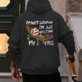 I'm Not Sleeping I'm Just Resting My Eyes Father's Day Dad Men's Hoodie Back Print