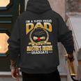 I'm A Super Proud Dad Of A 2025 Master's Degree Graduate Men's Hoodie Back Print I'm A Super Proud Dad Of A 2025 Master's Degree Graduate Men's Hoodie Back Print