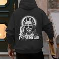 I'm Telling Dad Jesus Men's Hoodie Back Print