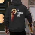 I'm Telling Dad Religious Christian Jesus Meme Men's Hoodie Back Print