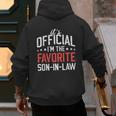 It's Official I'm The Favorite Son-In-Law Dad Father Men's Hoodie Back Print