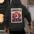 Japanese Art Corgi Dog Mom Dad Men's Hoodie Back Print
