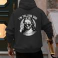 Jesus I'm Telling Dad Jesus Meme Christian & Jesus Men's Hoodie Back Print