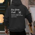 Jiu Jitsu Dad BJJ Definition Men's Hoodie Back Print