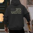 Just a Regular Dad Trying Not To Raise Liberals Camouflage Men's Hoodie Back Print