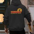 Karate Dad Martial Arts Retro Men's Hoodie Back Print