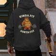 Kinda Fit Sorta Fat Gym Dad BOD Workout Apparel Men's Hoodie Back Print Kinda Fit Sorta Fat Gym Dad BOD Workout Apparel Men's Hoodie Back Print