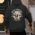 Labrador Retriever Dog Dad Men's Hoodie Back Print