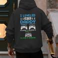 Leveled Up To Daddy Again Gamer Dad Est 2026 Men's Hoodie Back Print