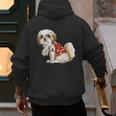 I Love Dad Tattoo Shih Tzu Dad Father's Day Men's Hoodie Back Print I Love Dad Tattoo Shih Tzu Dad Father's Day Men's Hoodie Back Print