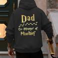 Magical Dad Manager Of Mischief Birthday Family Matching Men's Hoodie Back Print