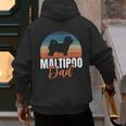 Maltipoo Dad Men's Hoodie Back Print