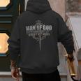 Man Of God Husband Dad Grandpa Cross Christian Men's Hoodie Back Print
