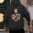 I Am Man King Powerful Dad Afro Melanin Black History Men's Hoodie Back Print