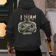 I Am Man King Powerful Dad Afro Melanin Men's Hoodie Back Print